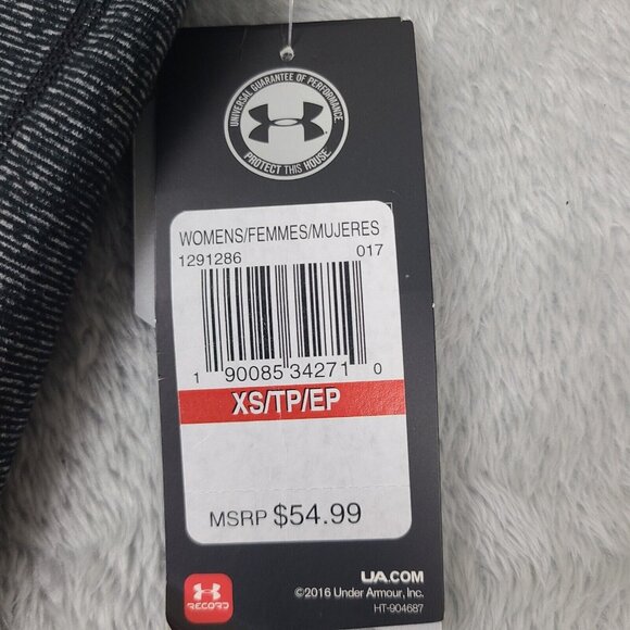 NWT Under Armour Womens HeatGear Compression Capri Leggings Gray XSmall 1309652‎ - Picture 2 of 7